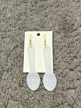 Mini spoon earrings